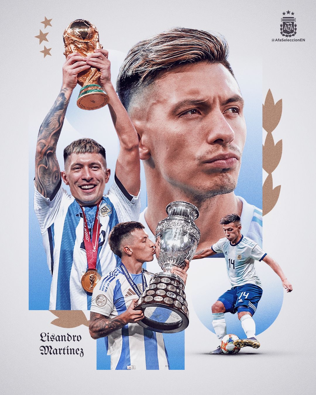 Lisandro Martínez celebra sus 27 años: las curiosidades detrás del campeón del mundo